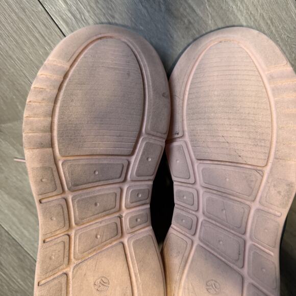 Kizik Womens Size 8.5 Men’s 7.5 SlipOn Hands-Free Sneakers Peach Cream Mint Knit - Picture 9 of 14